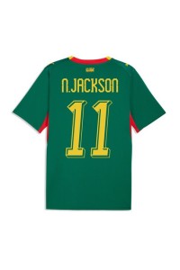 Senegal Nicolas Jackson #11 Jalkapallovaatteet Vieraspaita MM-kisat 2026 Lyhythihainen